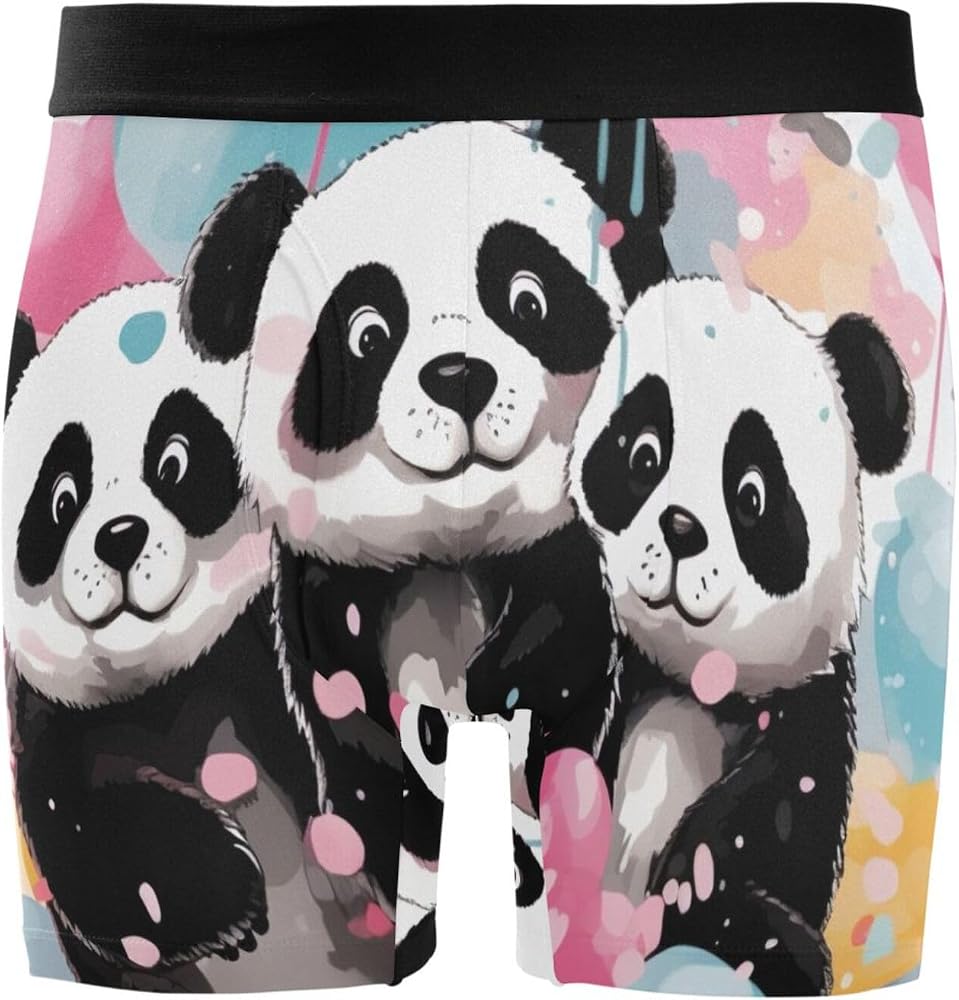 下着・アンダーウェア panda Mari UMIRIKO Cute Panda Animal Men's Underwear Boxer Briefs S 202A2293